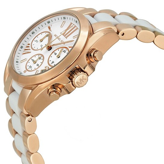 Michael Kors Women’s Quartz Stainless Steel White Dial 36mm Watch MK5907