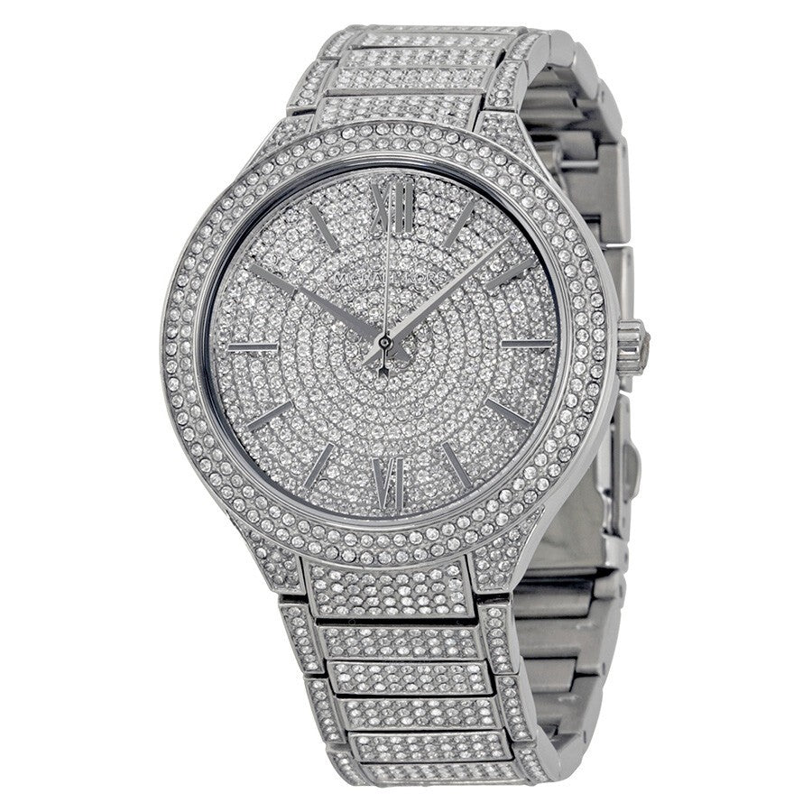Michael Kors Women’s Quartz Stainless Steel Crystal Pave Dial 38mm Watch MK3359