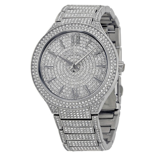 Michael Kors Women’s Quartz Stainless Steel Crystal Pave Dial 38mm Watch MK3359