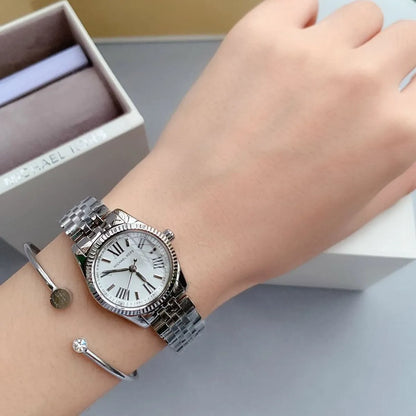 Michael Kors Women’s Quartz Stainless Steel Silver Dial 26mm MK3228 - twentyfour