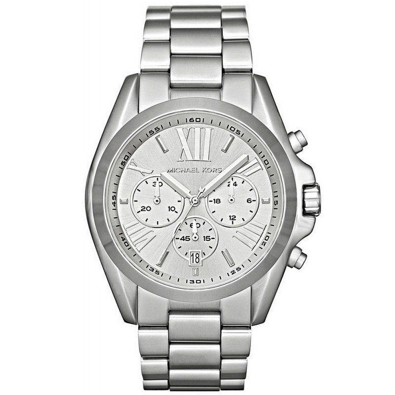 Michael Kors Men’s | Chronograph Quartz Stainless Steel Silver | Dial 42mm Watch MK 5535