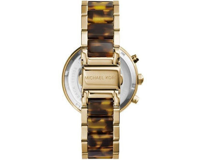 Michael Kors Women’s Quartz Two-tone Stainless Steel Gold Dial 39mm Watch MK5688