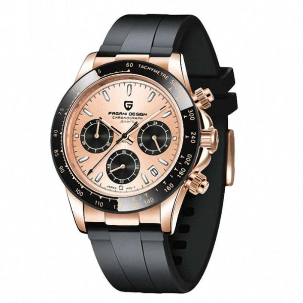 Pagani Design Daytona Strap Rose Gold Dial PD-1664