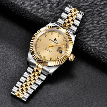 Pagani Design PD-1645 | Datejust Gold Two tone Diamond
