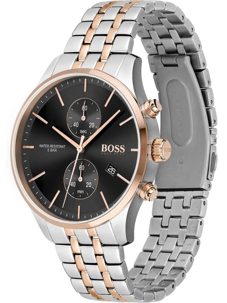 Hugo Boss Men’s Chronograph Stainless Steel Black Dial 42mm 1513840