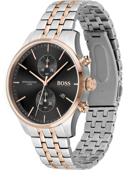 Hugo Boss Men’s Chronograph Stainless Steel Black Dial 42mm 1513840