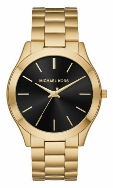 Michael Kors Men’s Quartz Stainless Steel Black Dial 44mm Watch MK-8621