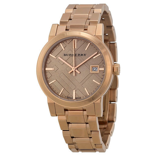 Burberry Women’s  | Stainless Steel Rose Gold Dial 34mm BU9135